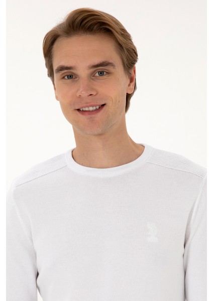 Erkek Beyaz Kazak /triko 50307779-VR013 fiyatları