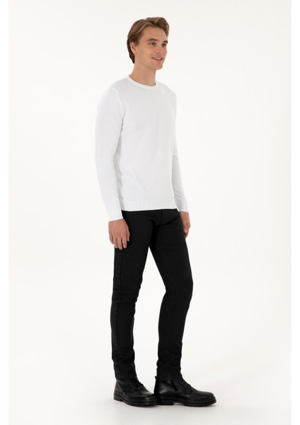 Erkek Beyaz Kazak /triko 50307779-VR013 fırsatları