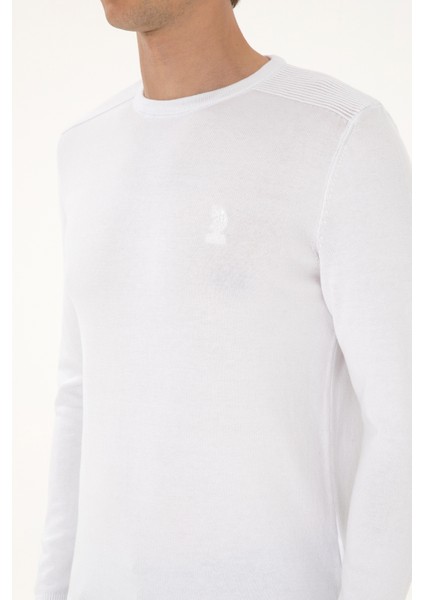 Erkek Beyaz Kazak /triko 50307779-VR013