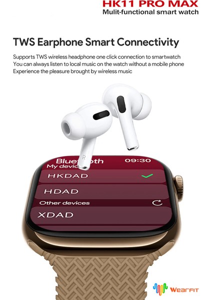 HK11 Pro Max Akıllı Saat 45M 1gb Sesli Görüşme Bildirim Pusula Yapay Zeka Sağlık Izleme fiyatları