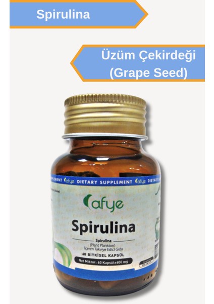 Spirulina (60 Bitkisel Kapsül) fiyatları