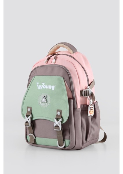 Young Tatil, Yürüyüş Pembe-Yeşil Okul Sırt Çantası (51940) fiyatları