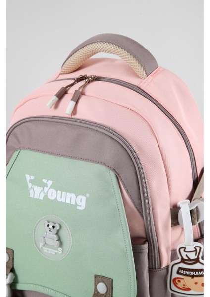 Young Tatil, Yürüyüş Pembe-Yeşil Okul Sırt Çantası (51940) modelleri