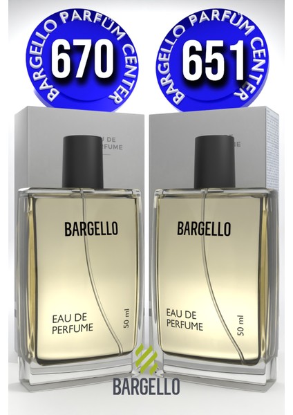 670 Erkek Parfüm Fresh 50 ml+ 651 Erkek Parfüm Fresh 50 ml EDP