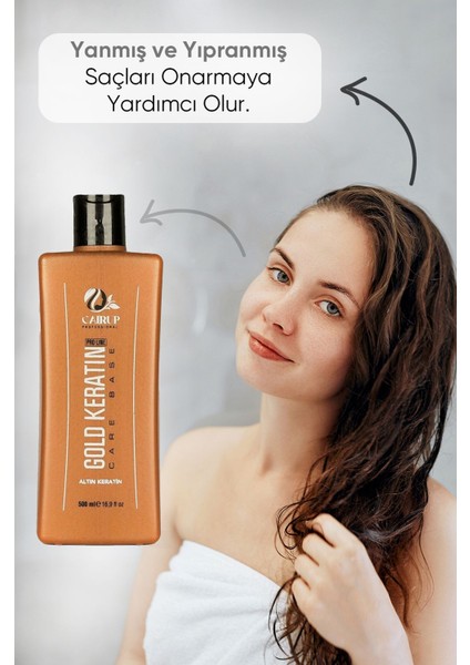 2 Adet Brezilya Keratin Saç Botox Besleyici ve Onarıcı, 2×500 ml, Normal Saçlar için Altın Kera fırsatları