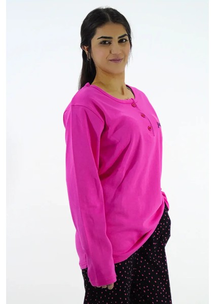 Bisiklet Yaka İnterlok Pijama Takımı fırsatları