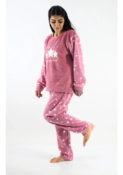 Yıldız Desenli Polar Pijama Takımı fiyatları