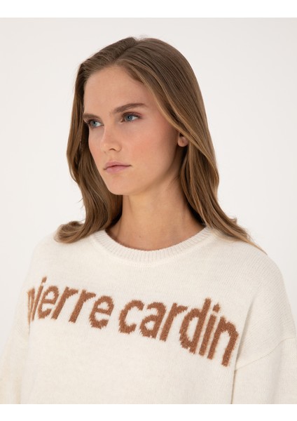 Kadın Ekru Regular Fit Kazak 50310904-VR019 fiyatları