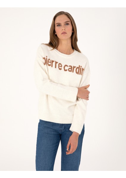 Kadın Ekru Regular Fit Kazak 50310904-VR019 modelleri