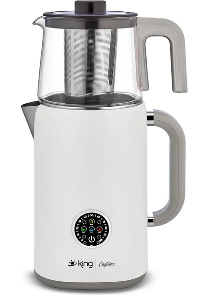 KCM387 Çaystar Dijital Çay Makinesi-Beyaz fiyatları