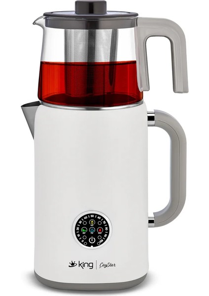 KCM387 Çaystar Dijital Çay Makinesi-Beyaz modelleri