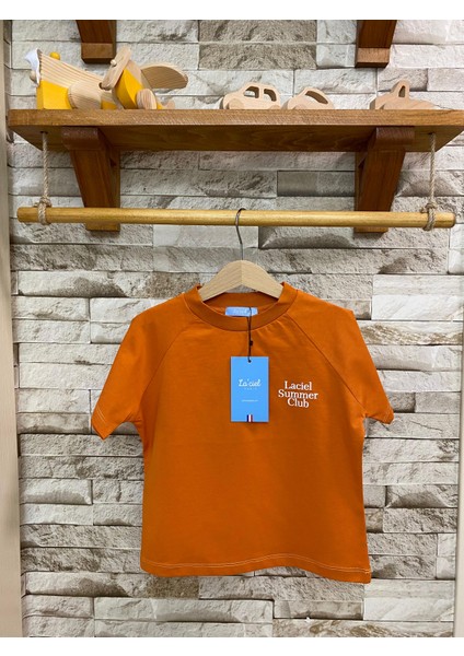 Summer Clup Oversize Çocuk Tişört