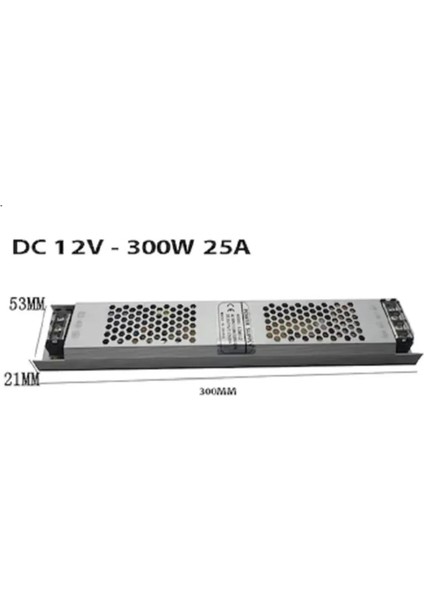 25 Amper 300 Watt Ultra Slim Sessiz LED Trafosu fırsatları