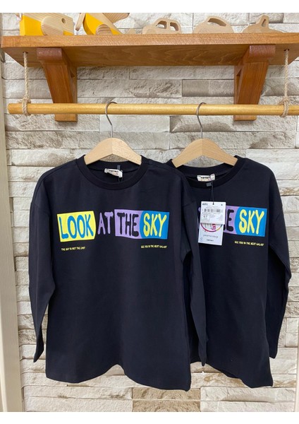 Koton Erkek Çocuk Slogan Baskılı Uzun Kollu T-Shirt