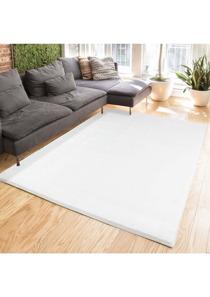 Lüx Post Tavşan Tüyü Peluş Kesme Halı Yolluk Kaymaz Taban Yıkanabilir Yumuşacık Pofuduk Oturma Çocuk Koridor Hol Mutfak Yatak Odası fiyatları