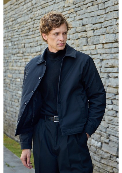 Erkek Basic Mont Ceket Siyah indirimleri