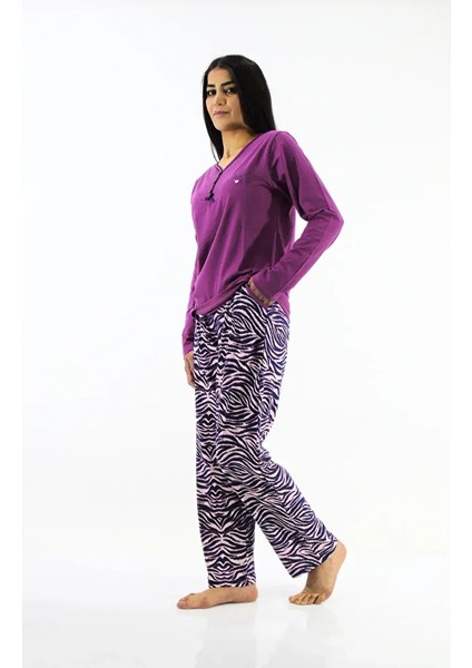 V Yaka İnterlok Pijama Takımı fiyatları