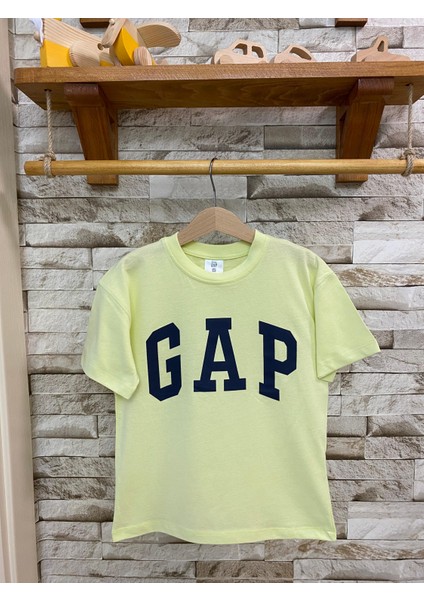 Aysbebe Baskılı Fırçalı Kumaş Çocuk Tişört