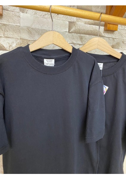 Bisiklet Yaka Basic Düz Kısa Kollu Erkek Çocuk T-Shirt fiyatları