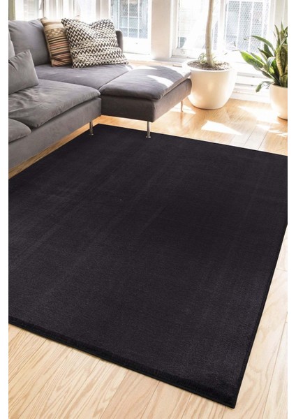 Lüx Post Tavşan Tüyü Peluş Kesme Halı Yolluk Kaymaz Taban Yıkanabilir Yumuşacık Pofuduk Oturma Çocuk Koridor Hol Mutfak Yatak Odası