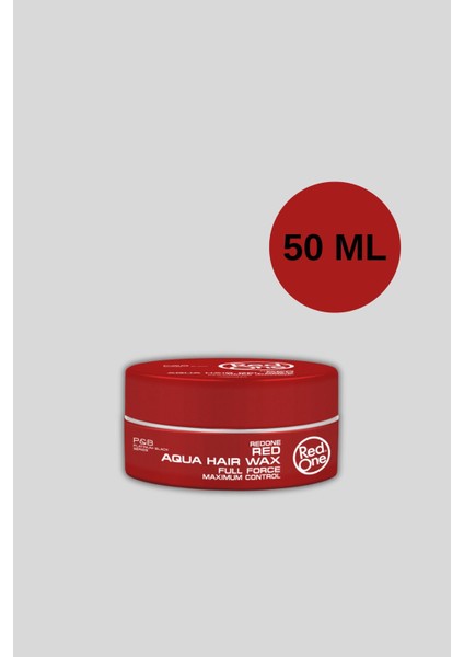 Kırmızı Aqua Wax 50 ml Tüm Saç Tipleri İçin Vitamin Desteği, Uzun Süre Kalıcı Parlaklık fiyatları