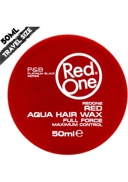 Kırmızı Aqua Wax 50 ml Tüm Saç Tipleri İçin Vitamin Desteği, Uzun Süre Kalıcı Parlaklık modelleri