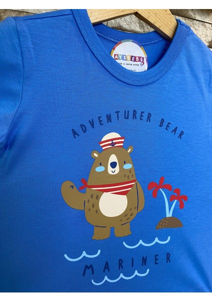 Aysbebe Çocuk Tişört Adventurer Bear Ayı Desenli fiyatları