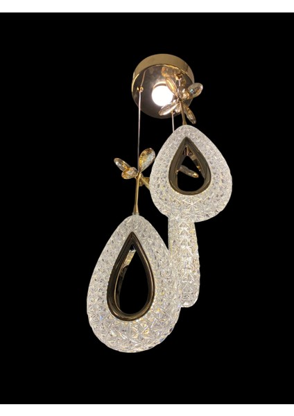 Damla Kristal Kelebek Gold modelleri