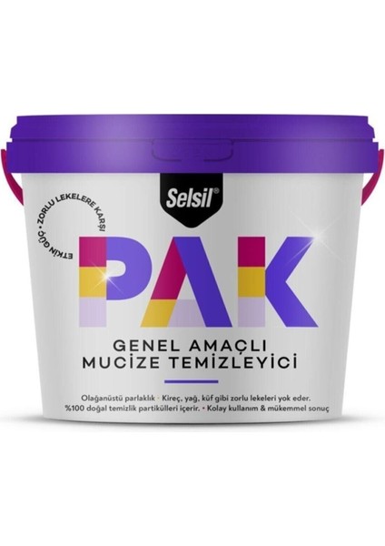 6X500 gr Pak Genel Amaçlı Temizleyici 6 Lı