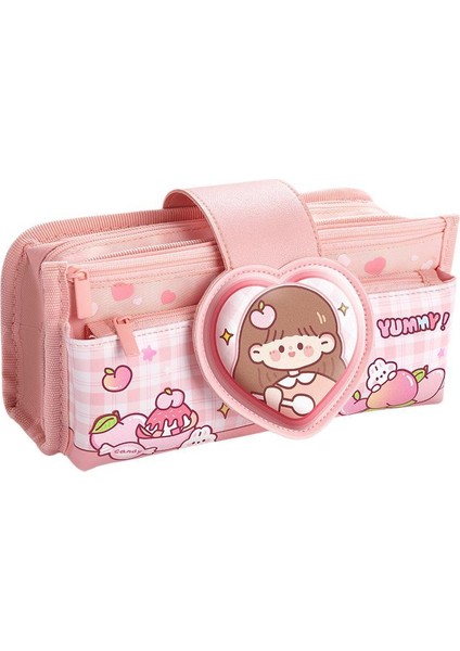 Çocukların Ilkokul Kızların Öğrencisi Büyük Kapasitet Yavaş Pen Çantası Kutusu Çok Katı Yüksek Güzellik Çok Funksiyonel Kızlar Pen Kutusu (Yurt Dışından) indirimleri