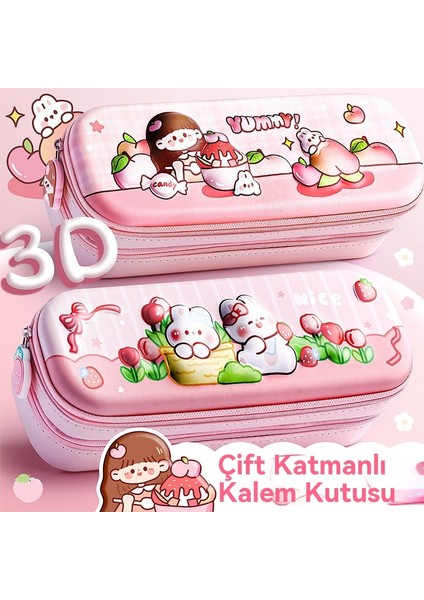 Ilkokul Çocukların Kart Çocuğunun Kalem Davası 3b Stereo Kalem Davası Iki Katı Kalem Davası Yüksek Kapasite Şeker. (Yurt Dışından) modelleri