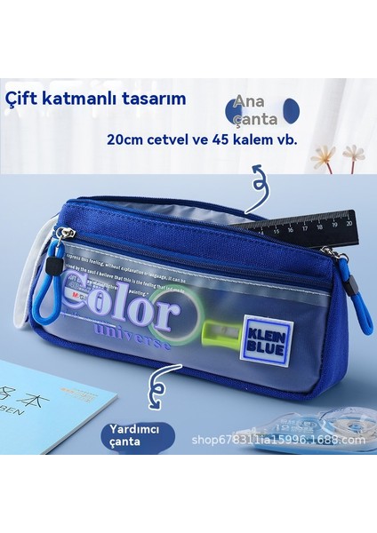 Çocuklar Için Kalem Davası, Ilk ve Orta Okul Öğrencileri Için Büyük Kapasitede, Iki Katı Kalem Davası (Yurt Dışından) modelleri