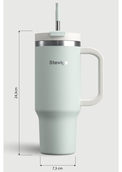 2 Moods Tuck-In Tumbler Sızdırmaz Çelik Termos 900 ml Sprout Green ST-240