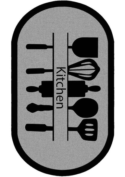 Dijital Yıkanabilir Kaymaz Taban Kitchen Mutfak Halısı Mutfak Dekorasyon DC-5100 fiyatları