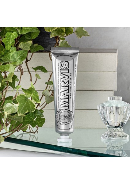 Whitening Beyazlatıcı Diş Macunu - Güçlü Temizlik ve Plak Önleyici Etki 85 ml x2 Nane Aromasıyla (2 Adet)