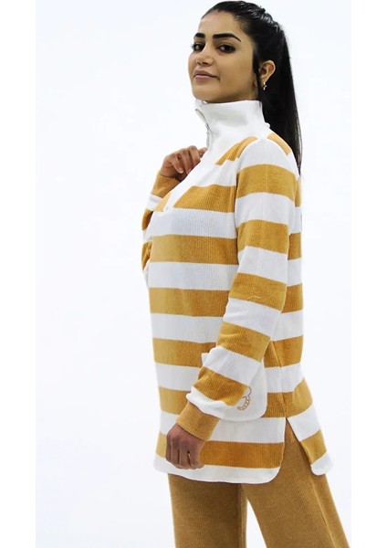 Kalın Çizgi Detaylı Pijama Takımı modelleri