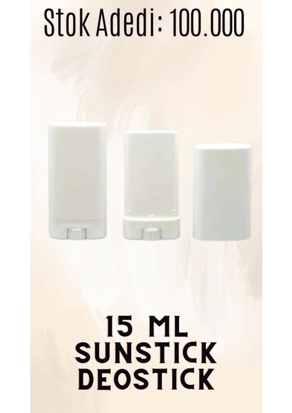 15 ml Sunstick Deostick Ambalaj modelleri