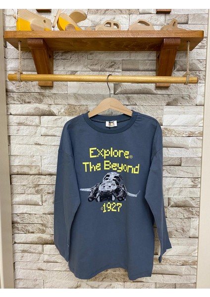 AYSBEBE Koton Erkek Çocuk Uzun Kollu T-Shirt