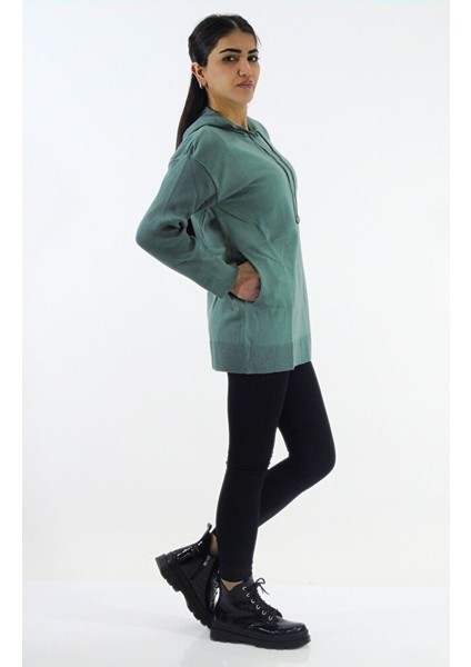 Kapüşonlu Triko Kazak fırsatları