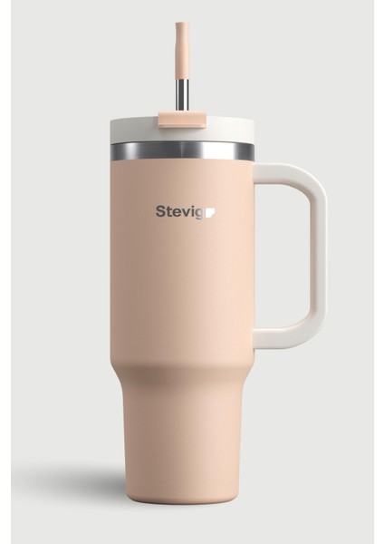 2 Moods Tuck-In Tumbler Sızdırmaz Çelik Termos 900 ml Bisque ST-239