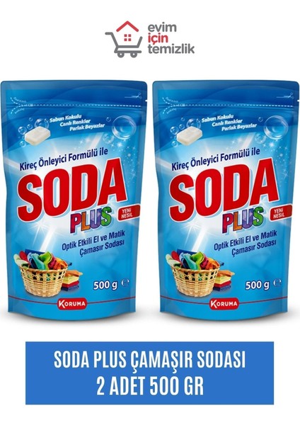 Hypo Çamaşır Sodası - Soda Plus 2'li Paket