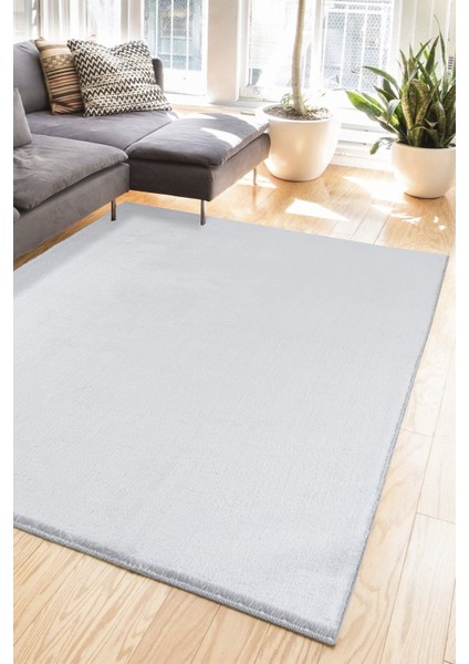 Lüx Post Tavşan Tüyü Peluş Kesme Halı Yolluk Kaymaz Taban Yıkanabilir Yumuşacık Pofuduk Oturma Çocuk Koridor Hol Mutfak Yatak Odası