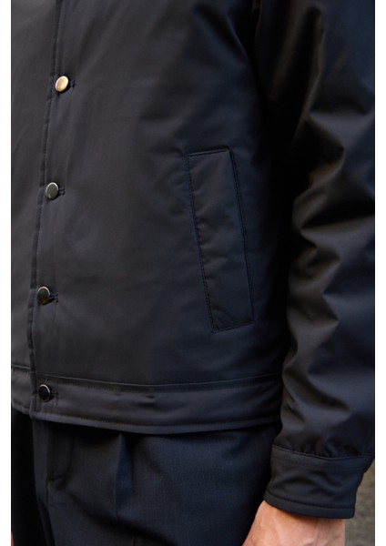 Erkek Basic Mont Ceket Lacivert fırsatları