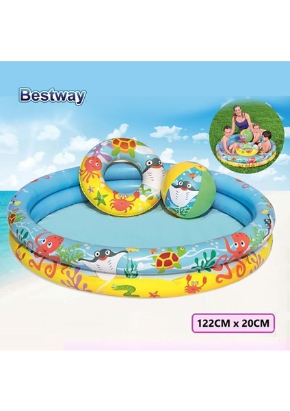 Intex 51 cm Beyaz Dondurma Desenli Şişme Simit - Dayanıklı PVC, 3-6 Yaş Grubu İçin indirimleri