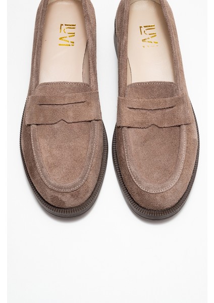 Pline Vizon Süet Hakiki Deri Kadın Loafer Ayakkabı fiyatları