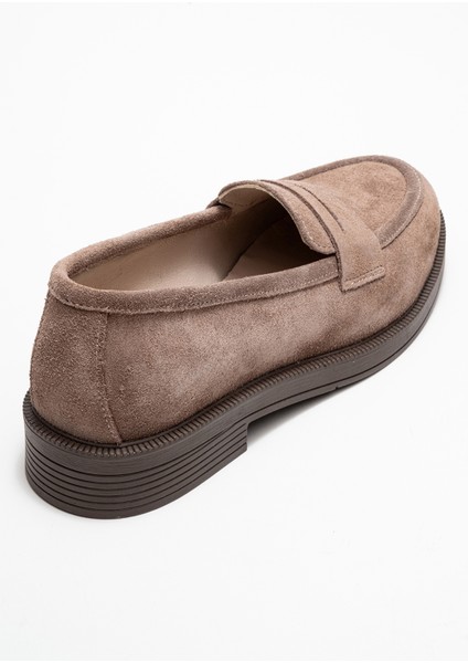 Pline Vizon Süet Hakiki Deri Kadın Loafer Ayakkabı indirimleri