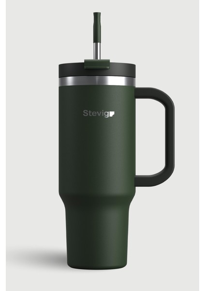 2 Moods Tuck-In Tumbler Sızdırmaz Çelik Termos 900 ml Green ST-237