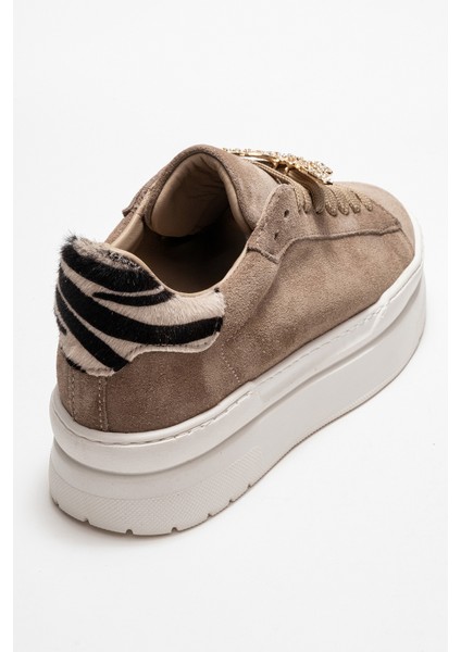 Anda Vizon Süet Hakiki Deri Tokalı Kadın Günlük Spor Ayakkabı indirimleri