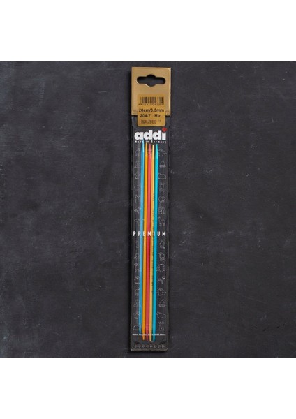 Colibri 3,5mm 20cm Renkli Çorap Şişi - 204-7