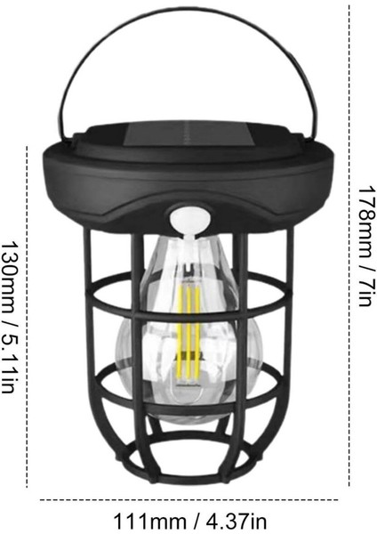 Solar Kamp Feneri – Güneş Enerjili, Otomatik Şarj ve Gece Işığı, Taşınabilir ve Asılabilir LED Dış Mekan Lamba indirimleri